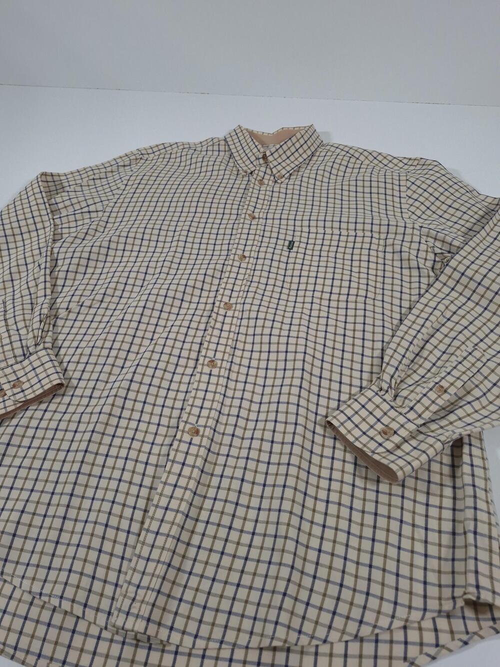 Barbour Men's Tattersall Check Comfort Fit Shirt Large Plaid